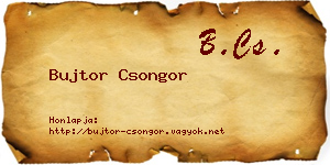 Bujtor Csongor névjegykártya